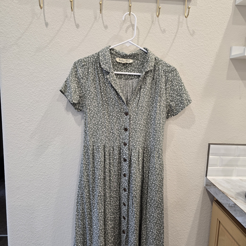 Floral Button-Down Dress